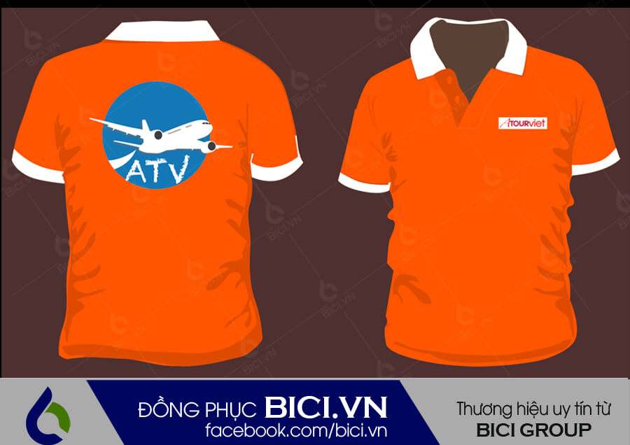 áo đồng phục doanh nghiệp màu cam áo đồng phục doanh nghiệp màu cam