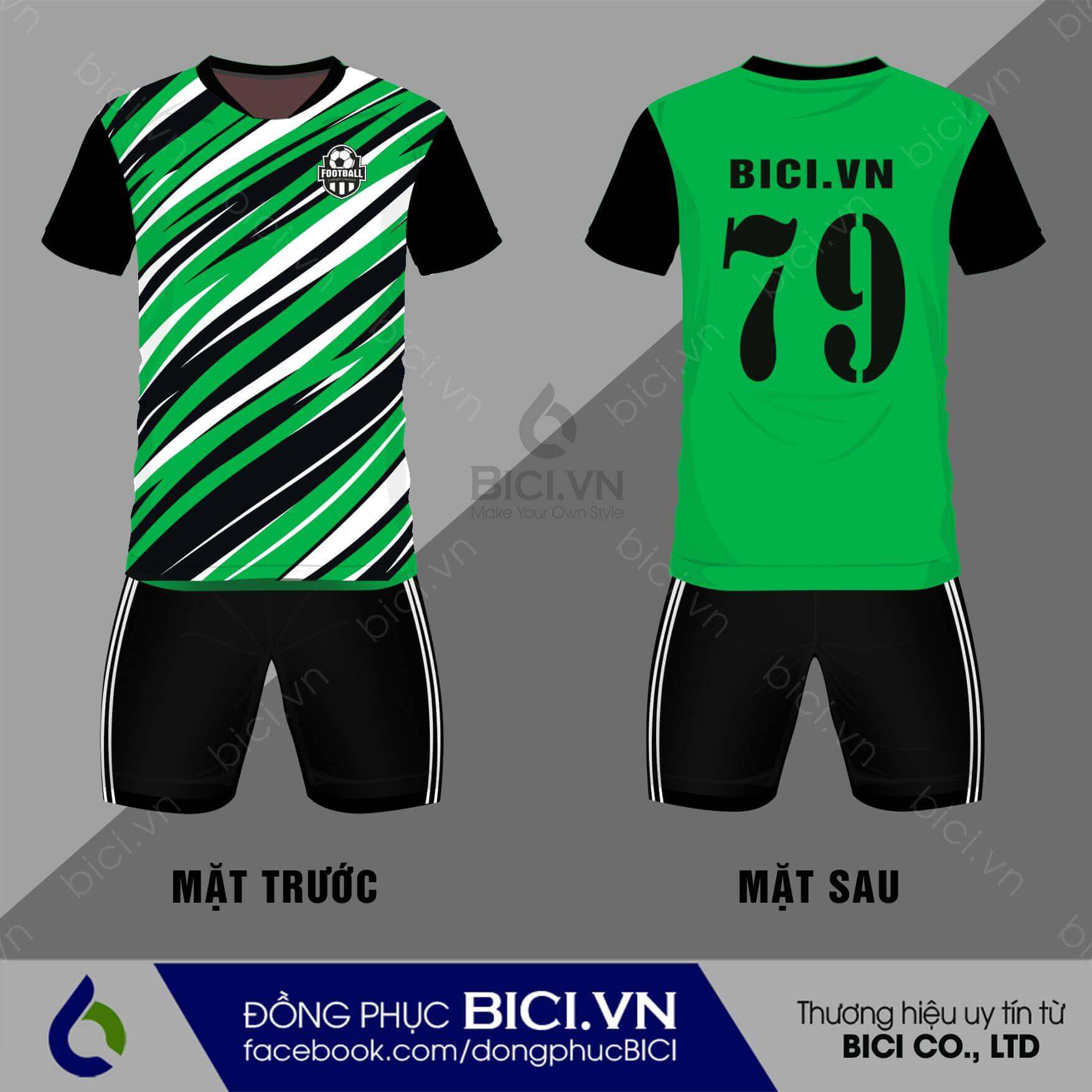 áo bóng đá màu xanh lá sọc chéo áo bóng đá màu xanh lá sọc chéo