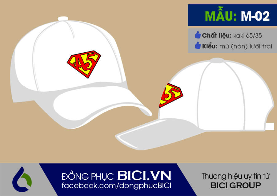 mũ đồng phục lớp màu trắng tinh khôi mũ đồng phục lớp màu trắng tinh khôi