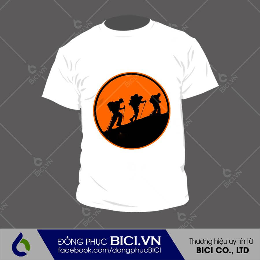 đồng phục nhóm đi chơi cổ tròn màu trắng đồng phục nhóm đi chơi cổ tròn màu trắng