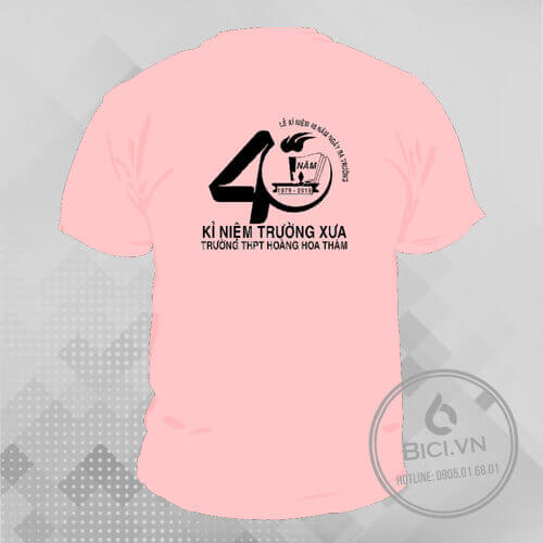 đồng phục họp lớp 40 năm màu hồng phấn đồng phục họp lớp 40 năm màu hồng phấn