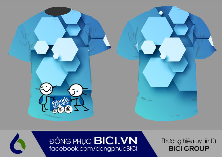 mẫu áo lớp 3d màu xanh độc đáo mẫu áo lớp 3d màu xanh độc đáo