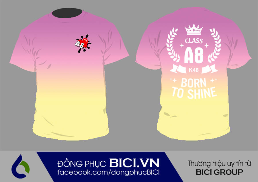 mãu áo lớp 3d màu hồng dễ thương mãu áo lớp 3d màu hồng dễ thương