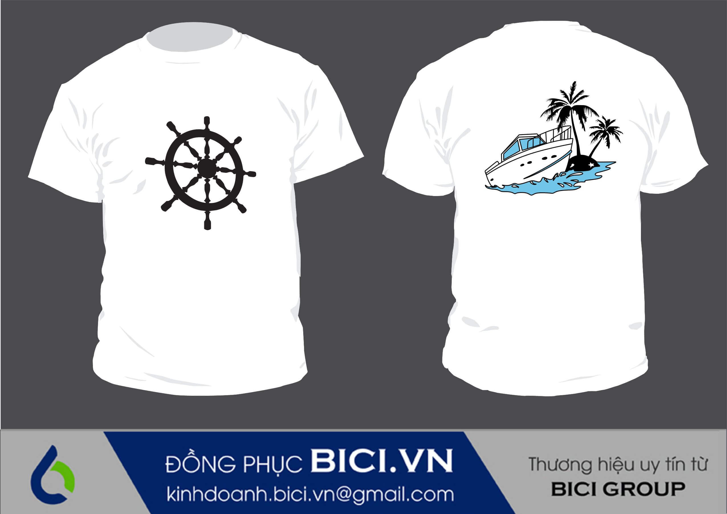 đồng phục team building du lịch màu trắng đơn giản đồng phục team building du lịch màu trắng đơn giản