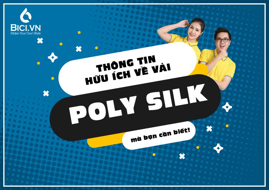 vải poly silk vải poly silk
