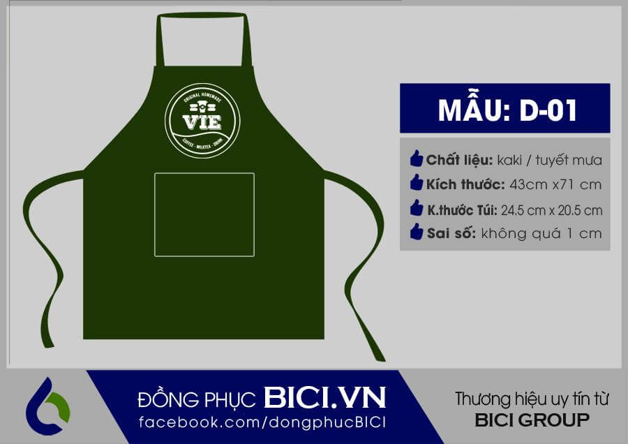 TDDN - Mẫu tạp dề đẹp số 4 TDDN - Mẫu tạp dề đẹp số 4