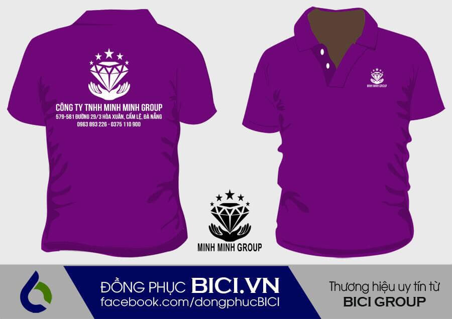 mẫu đồng phục công ty đẹp màu tím mẫu đồng phục công ty đẹp màu tím