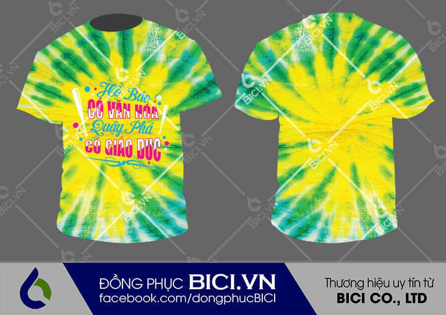 mẫu áo lớp tie dye 2 mẫu áo lớp tie dye 2