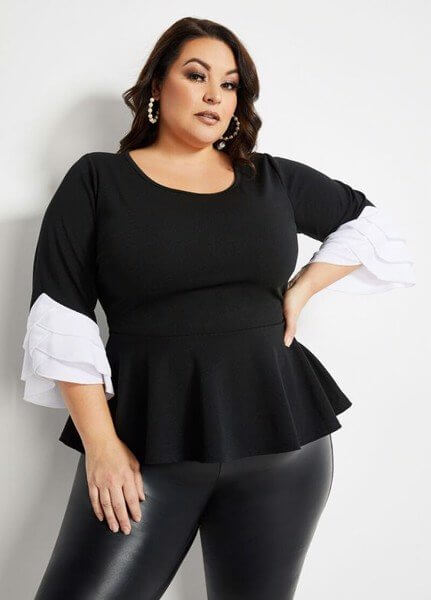 kiểu áo peplum cho người mập kiểu áo peplum cho người mập