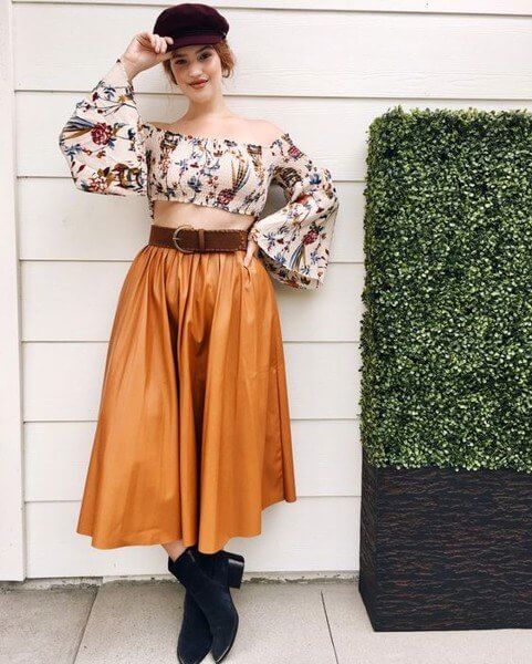 kiểu áo trễ vai cho người mập