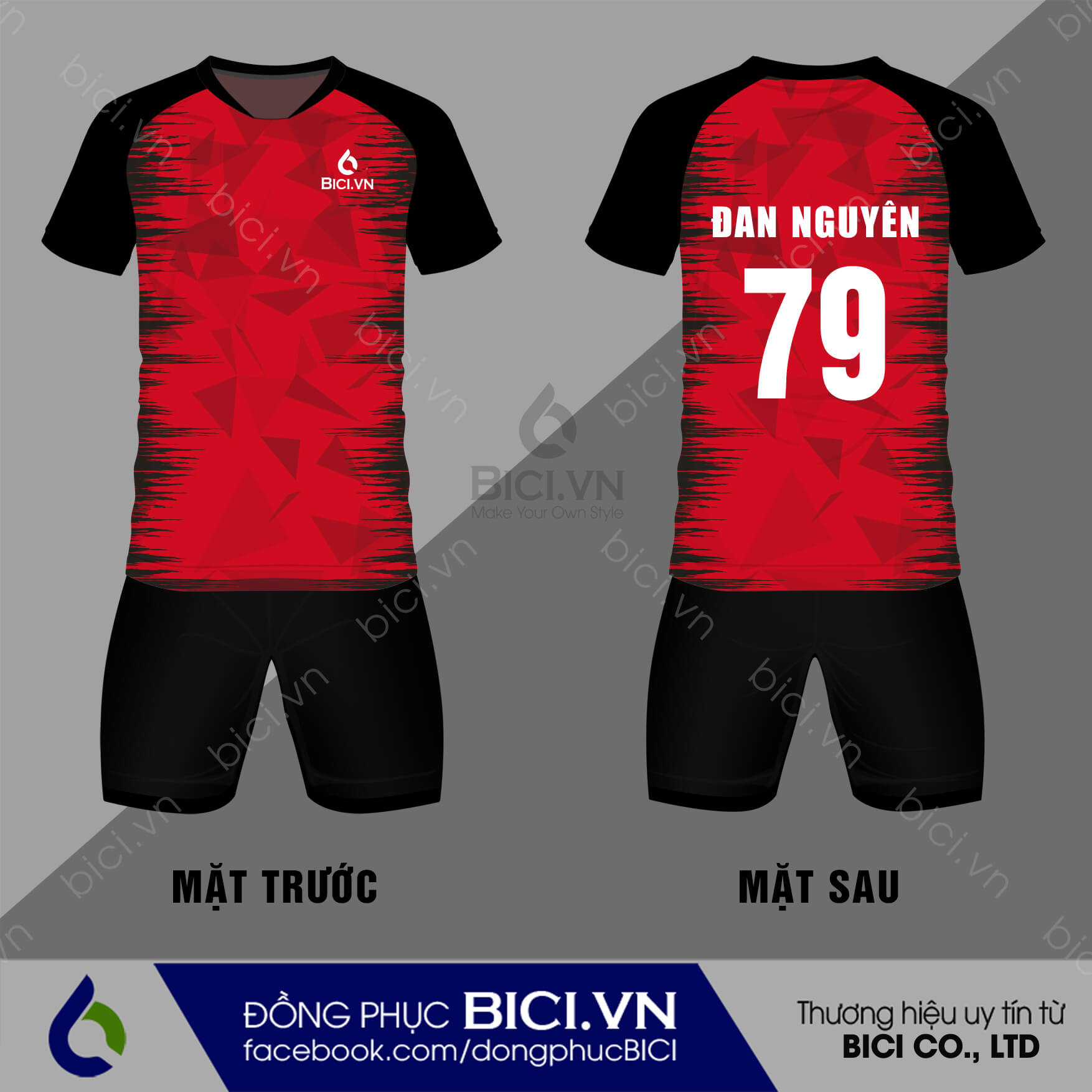 áo bóng đá màu đỏ đen cá tính áo bóng đá màu đỏ đen cá tính