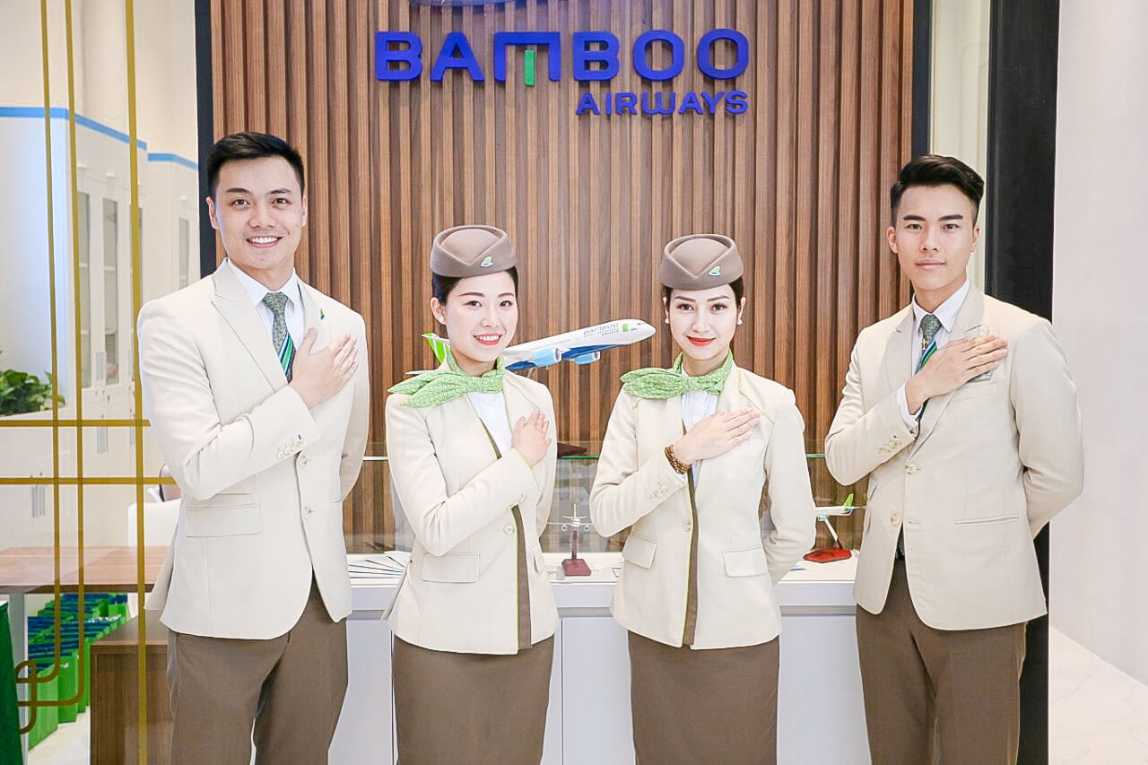 đồng phục tiếp viên hàng không bamboo airways đồng phục tiếp viên hàng không bamboo airways