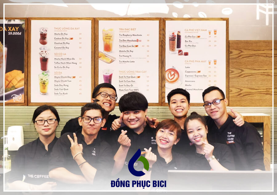 đồng phục quán cà phê đồng phục quán cà phê