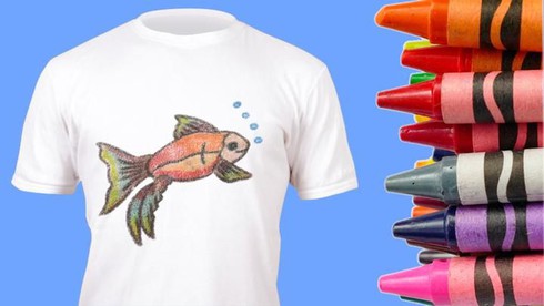 cách in hình lên áo bằng sáp màu cách in hình lên áo bằng sáp màu
