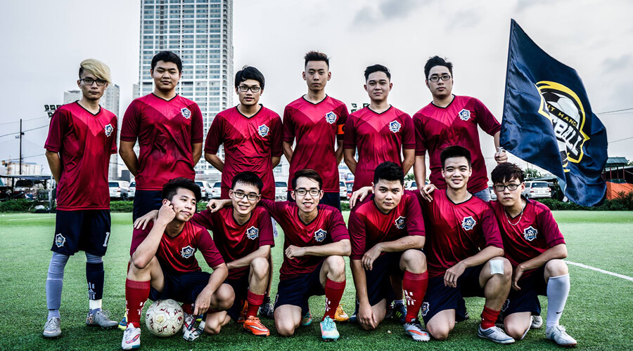 chất liệu vải áo bóng đá