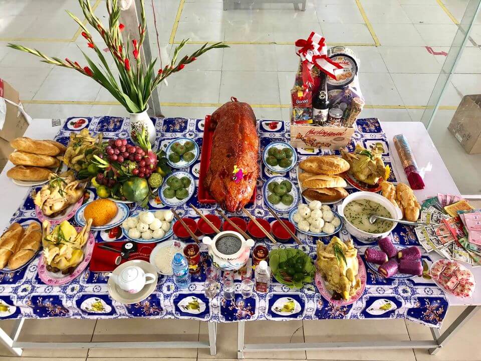 Mâm cúng giỗ tổ nghề may Mâm cúng giỗ tổ nghề may