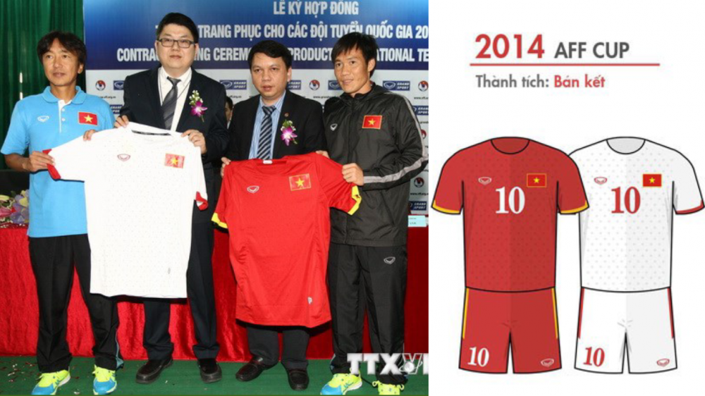 Áo bóng đá đội tuyển Việt Nam 2014
