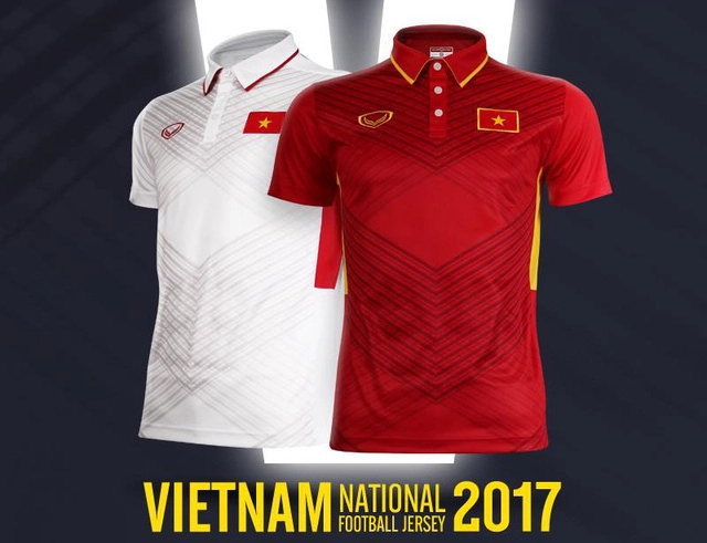 Áo bóng đá đội tuyển Việt Nam 2017 Áo bóng đá đội tuyển Việt Nam 2017