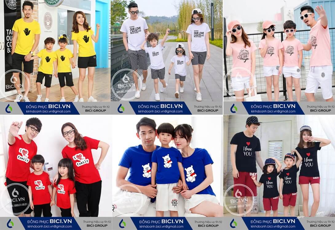 mẫu áo đồng phục gia đình hàn quốc đeph mẫu áo đồng phục gia đình hàn quốc đeph