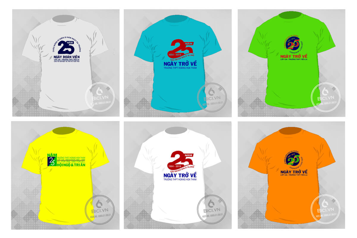 Mẫu áo kỷ niệm 25 năm ngày ra trường Mẫu áo kỷ niệm 25 năm ngày ra trường