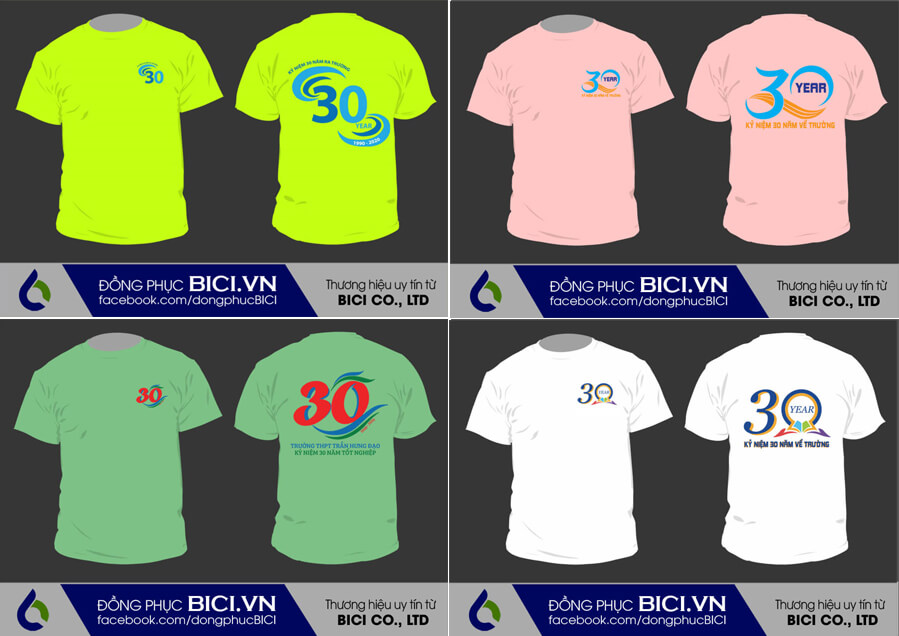 mẫu áo kỷ niệm 30 năm ngày ra trường mẫu áo kỷ niệm 30 năm ngày ra trường