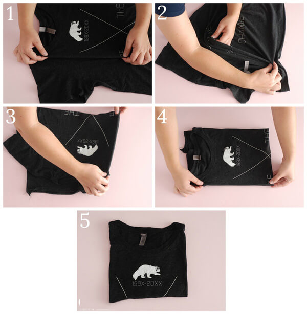 cách xếp áo thun cách xếp áo thun