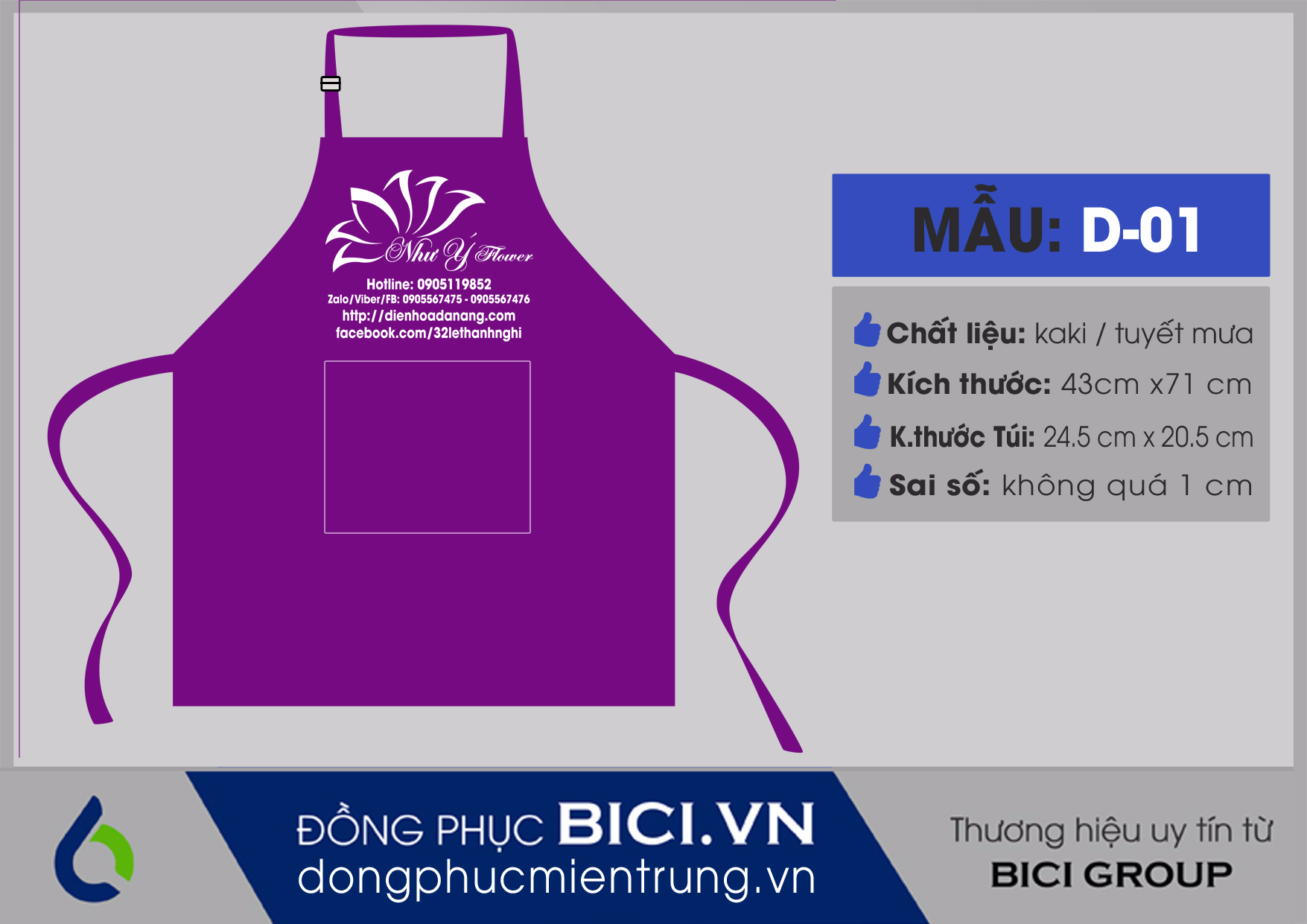 tạp dề shop hoa tươi đẹp tạp dề shop hoa tươi