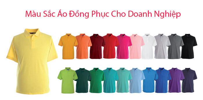màu sắc áo đồng phục cho doanh nghiệp màu sắc áo đồng phục cho doanh nghiệp
