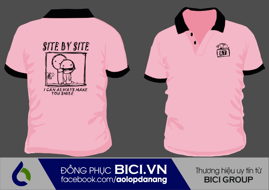 áo lớp màu hồng cổ bẻ áo lớp màu hồng cổ bẻ