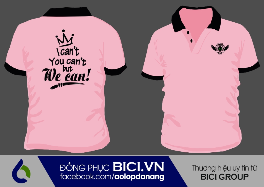 áo lớp màu hồng cổ bẻ áo lớp màu hồng cổ bẻ