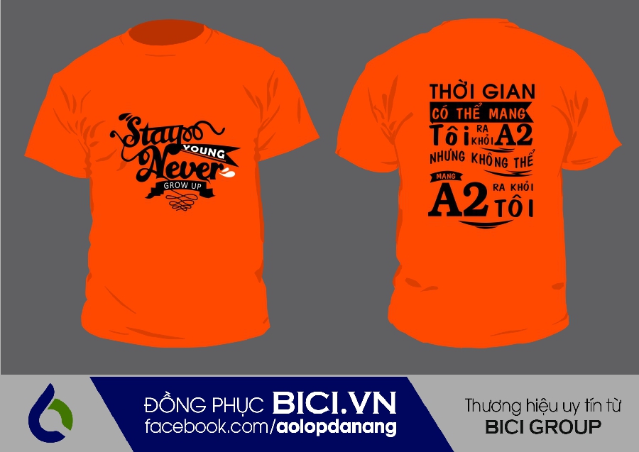 áo lớp màu cam cổ tròn áo lớp màu cam cổ tròn