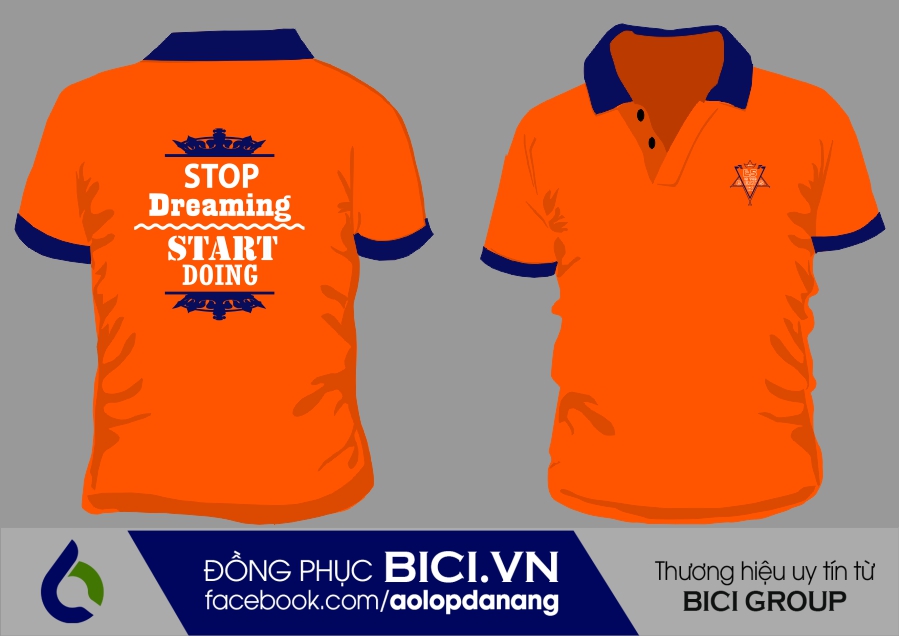 áo lớp màu cam tươi có cổ áo lớp màu cam tươi có cổ