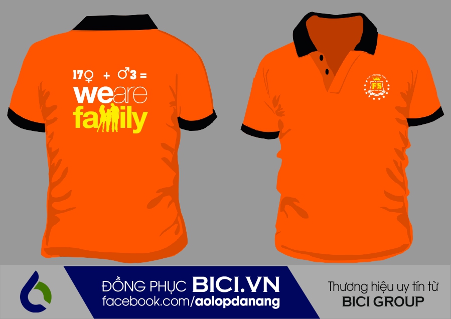 áo lớp màu cam tươi có cổ áo lớp màu cam tươi có cổ