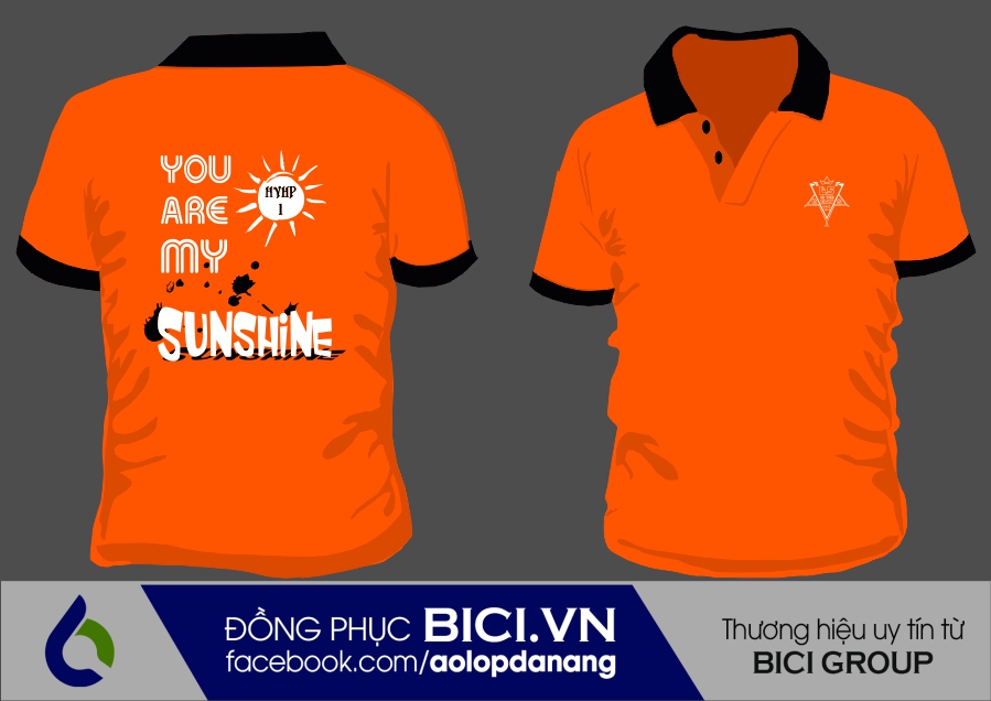 áo lớp màu cam tươi có cổ áo lớp màu cam tươi có cổ