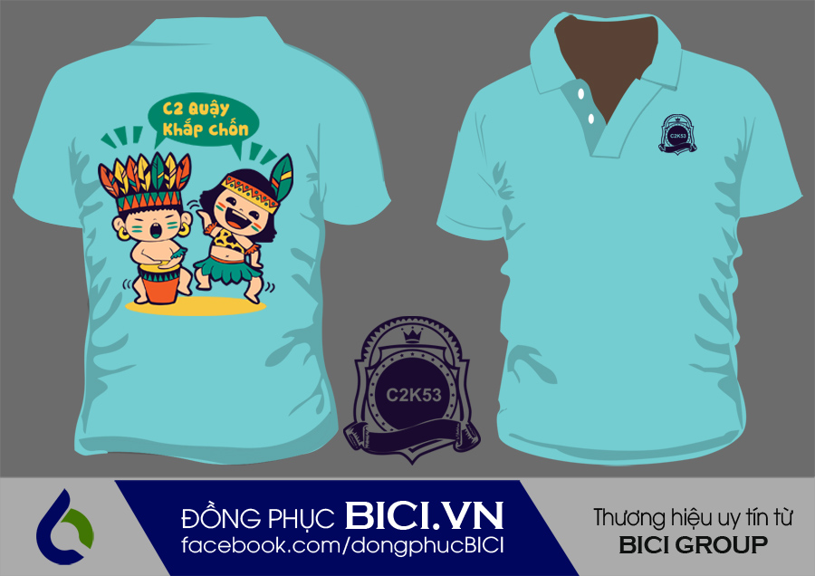 áo lớp màu xanh thiên thanh cổ bẻ áo lớp màu xanh thiên thanh cổ bẻ