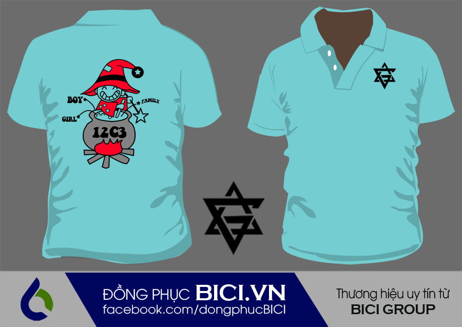 áo lớp màu xanh thiên thanh cổ bẻ áo lớp màu xanh thiên thanh cổ bẻ