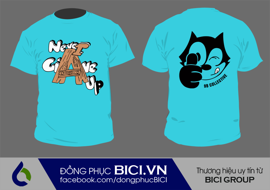 áo lớp màu xanh thiên thanh cổ tròn áo lớp màu xanh thiên thanh cổ tròn