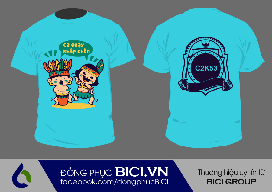 áo lớp màu xanh thiên thanh cổ tròn áo lớp màu xanh thiên thanh cổ tròn