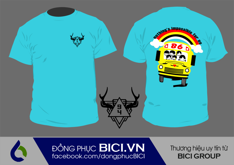 áo lớp màu xanh thiên thanh cổ tròn áo lớp màu xanh thiên thanh cổ tròn