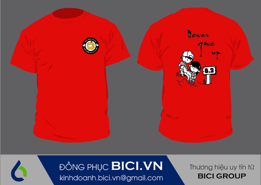 áo lớp màu đỏ cổ tròn áo lớp màu đỏ cổ tròn