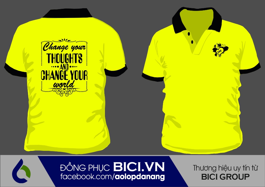 áo lớp màu vàng cổ bẻ áo lớp màu vàng cổ bẻ