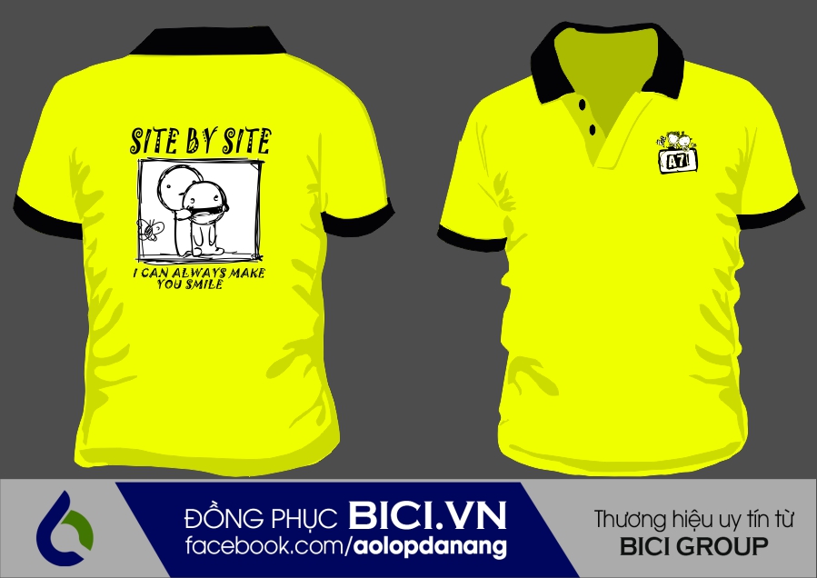 áo lớp màu vàng cổ bẻ áo lớp màu vàng cổ bẻ