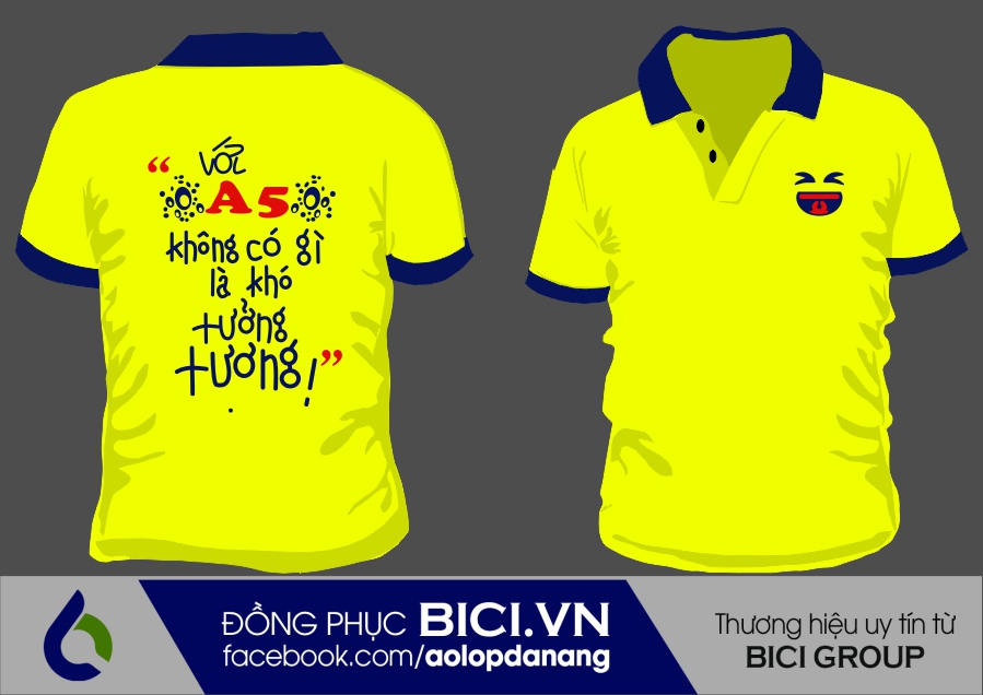 áo lớp màu vàng cổ bẻ áo lớp màu vàng cổ bẻ