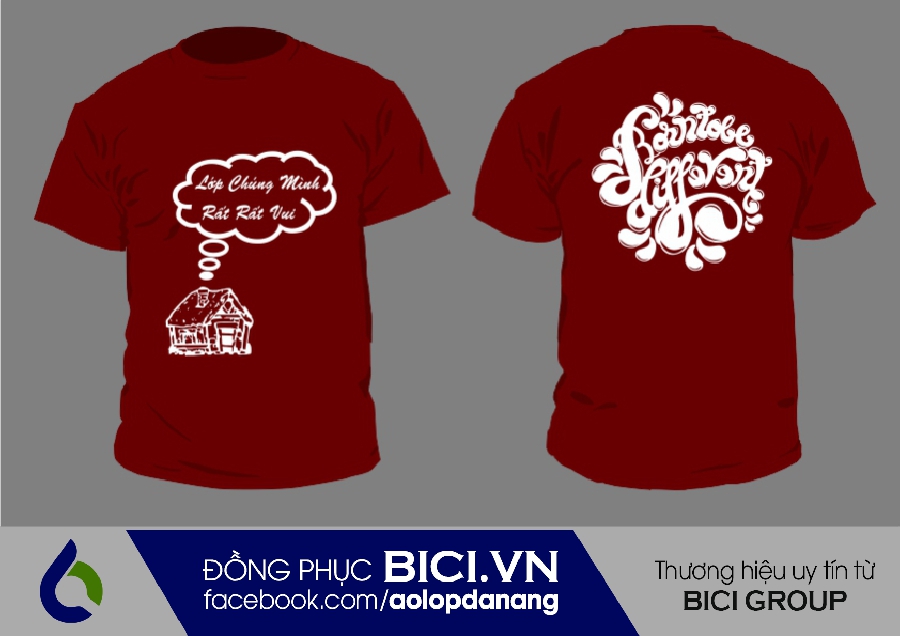 áo lớp màu đỏ đô cổ tròn áo lớp màu đỏ đô cổ tròn