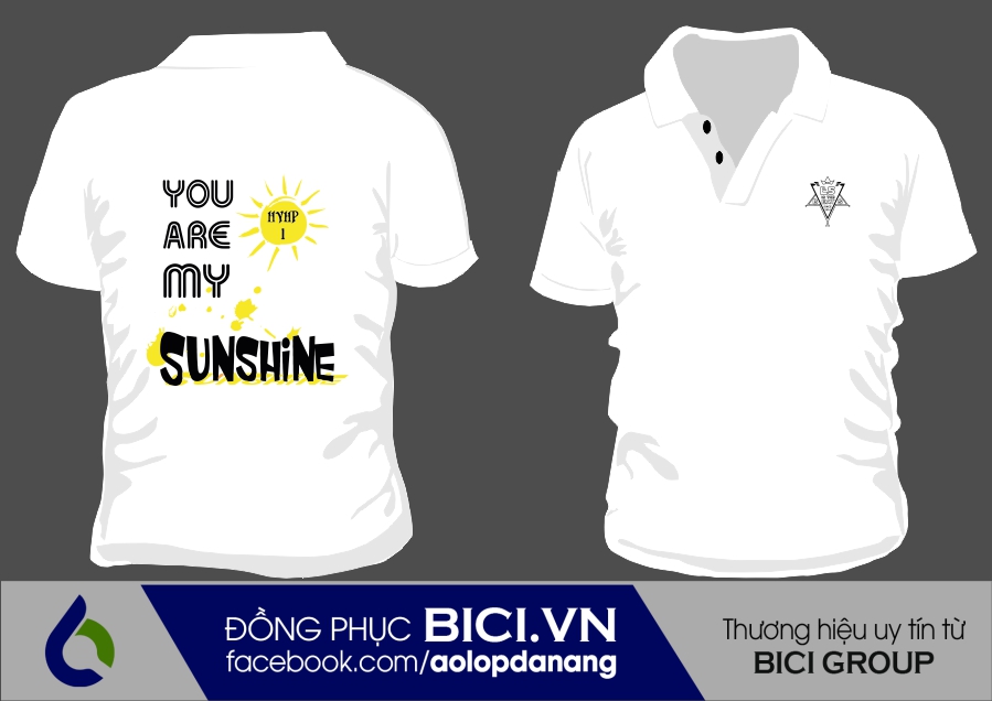 áo lớp màu trắng 