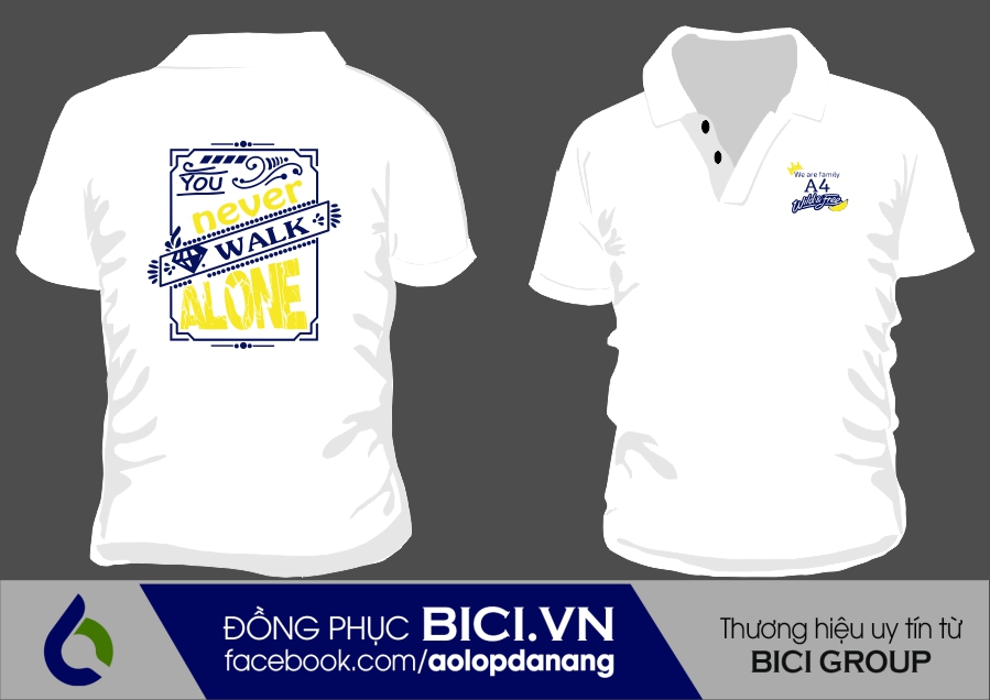 áo lớp màu trắng 