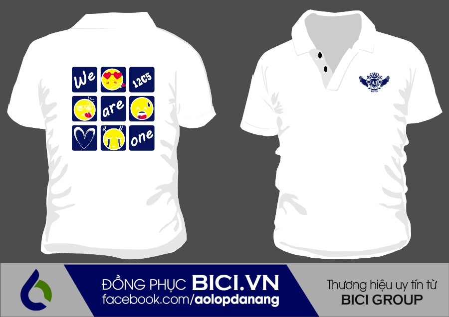 áo lớp màu trắng 