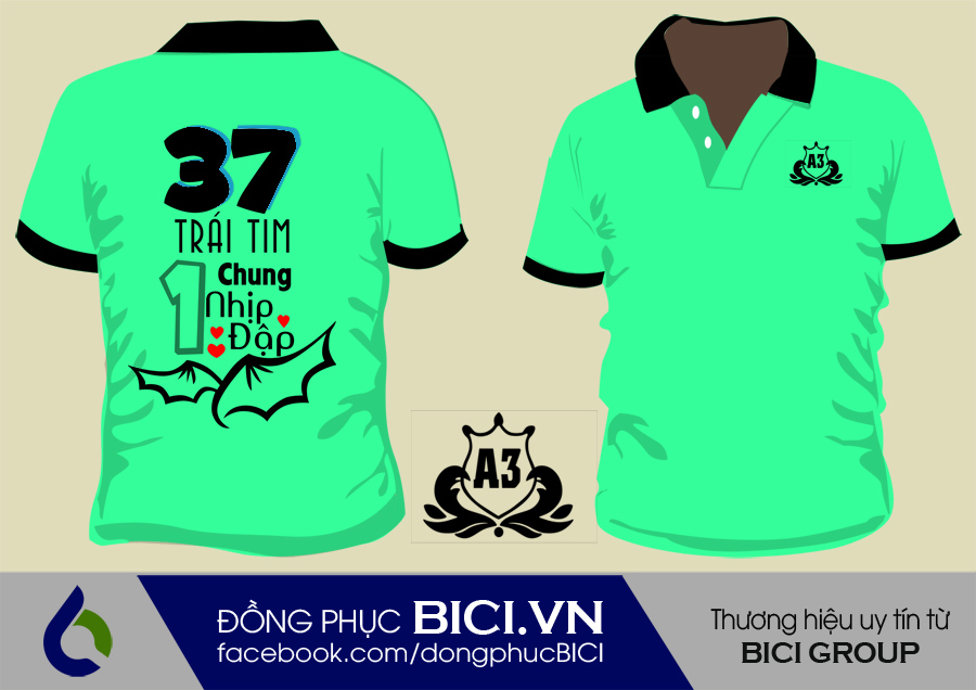 áo lớp màu xanh ngọc có cổ áo lớp màu xanh ngọc có cổ