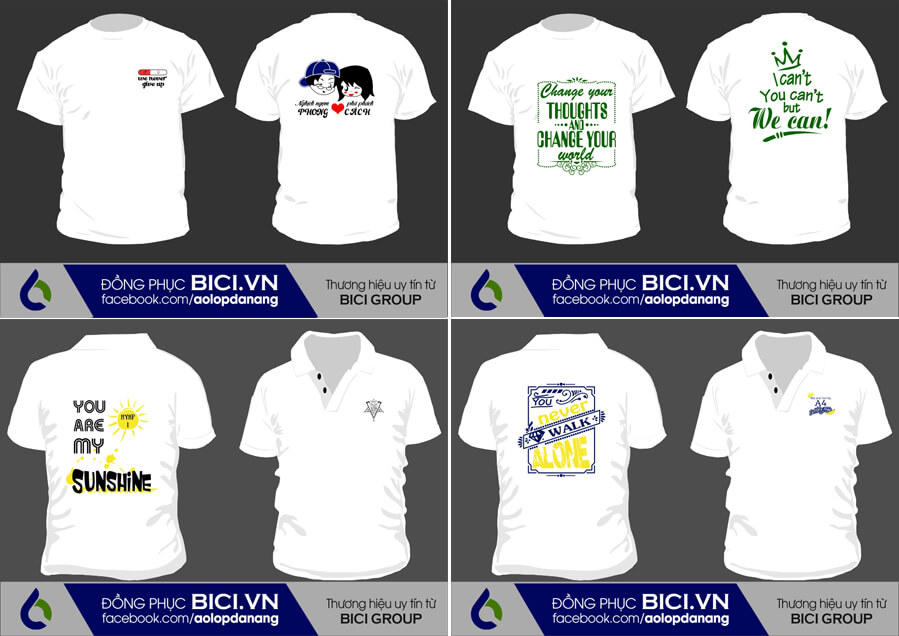 áo lớp cực chất màu trắng