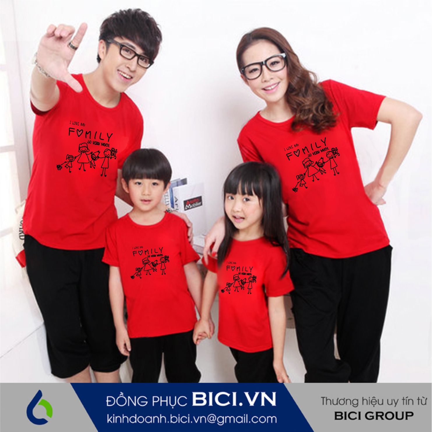 áo đồng phục gia đình 4 người áo đồng phục gia đình 4 người